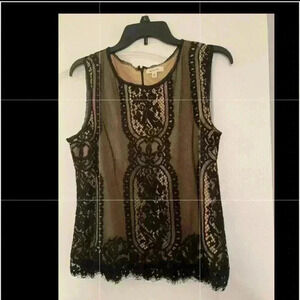 Gorgeous  lace top.. fall season start. Ptp 19”, shoulder to hem 21,5